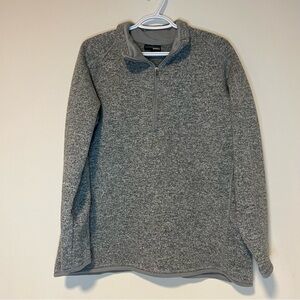 Sunice Women’s Heather Gray Zip-Up Sweater XXL